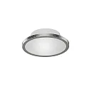 Loftlampe AQUA DISK-1 / 147MM 1-flamme, CCT Switch, omskiftelig GX53 IP44, sølv 