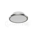 Ceiling luminaire DISK-1, 1-flame, IP44, Ø 14.5cm, CCT, incl. GX53 8W 2700K/4000K 650lm, silver leaf