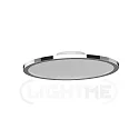 LightMe Loftlampe AQUA DISK-1 / 302MM 1-flamme, CCT Switch, omskiftelig GX53 IP44, chrom, blank 