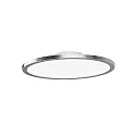Loftlampe AQUA DISK-1 / 302MM 1-flamme, CCT Switch, omskiftelig GX53 IP44, sølv 