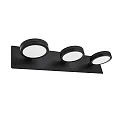 mirror luminaire AQUA ONNA 3 flames, CCT Switch, switchable GX53 IP44, black 