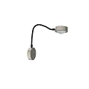 Væglampe POWERLENS FLEX direkte GX53 IP20, mat, satin, titan