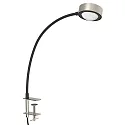 Bordlampe POWERLENS FLEX bøjelig GX53 IP20, mat, satin, titan