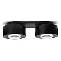 Spot EASY LENS DOUBLE LED Dim-To-Warm IP20, sort dæmpbar