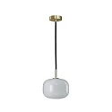 Pendel CUSCINO SMALL G9 IP20, messing, sort