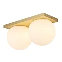 Lumexx Væg- og Loftlampe PALLA DOUBLE IP20, messing dæmpbar