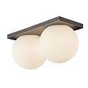 Væg- og Loftlampe PALLA DOUBLE IP20, titan dæmpbar