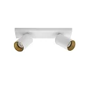 Loftlampe SPOTON 2 2-flammer GU10 IP20, hvid