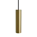 pendant luminaire TUBE FLEX S25 GU10 IP20, brass