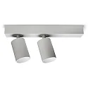 Spot A BLOC TWO 2-flammer IP20, hvid dæmpbar