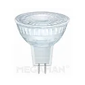 LED MR16 glass reflector lamp, 12V AC, GU5.3, 3.7W 2800K 270lm 36°