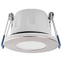 Udendørs indbygningslampe TEGO SLIM DOWNLIGHT 68MM stiv IP65, nikkel dæmpbar