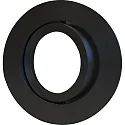 Indbygnings loftlampe DECOCLIC 68MM / GU10 + GU5.3 rund, svingbar GU10 IP20, sort mat dæmpbar