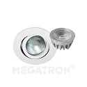 Downlight DECOCLIC rund, Dim-To-Warm IP23, hvid dæmpbar