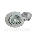Downlight DECOCLIC rund, Dim-To-Warm IP23, jern børstet dæmpbar