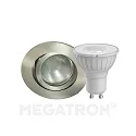 Downlight DECOCLIC rund, svingbar GU10 IP20, jern børstet 