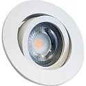 recessed luminaire DECOCLIC KOIN DTW round, swivelling, Dim-To-Warm, set of 1 IP20, white dimmable 7