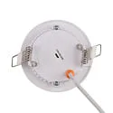 nobilé Indbygget downlight LED PANEL FLAT 85 R SCCT DIM C rund, CCT Switch IP44, hvid dæmpbar