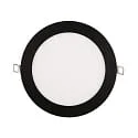 recessed downlight LED PANEL FLAT 170 R SCCT MP round, CCT Switch, switchable, multipower IP44, black 