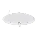 Indbygget downlight LED PANEL FLAT 300 R 830 350MA PRISM rund, UGR < 19, ekskl. strømforsyning IP20, mat, titan dæmpbar