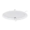 Indbygget downlight LED PANEL FLAT 300 R 830 350MA PRISM rund, UGR < 19, ekskl. strømforsyning IP20, mat, titan dæmpbar