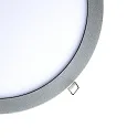 nobilé recessed downlight LED PANEL FLAT 300 R 840 350MA PRISM round, UGR < 19, excl. LED driver IP20, mat, titanium dimmable