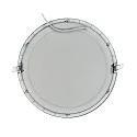 nobilé recessed downlight LED PANEL FLAT 300 R 840 350MA PRISM round, UGR < 19, excl. LED driver IP20, mat, titanium dimmable