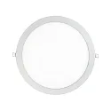 Indbygget downlight LED PANEL FLAT 300 R 830 350MA PRISM rund, UGR < 19, ekskl. strømforsyning IP20, mat, titan dæmpbar