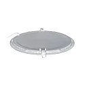 nobilé Indbygget downlight LED PANEL FLAT 300 R 830 350MA PRISM rund, UGR < 19, ekskl. strømforsyning IP20, mat, titan dæmpbar