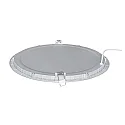 nobilé Indbygget downlight LED PANEL FLAT 300 R 830 350MA PRISM rund, UGR < 19, ekskl. strømforsyning IP20, mat, titan dæmpbar