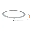 nobilé Indbygget downlight LED PANEL FLAT 300 R 830 350MA PRISM rund, UGR < 19, ekskl. strømforsyning IP20, mat, titan dæmpbar