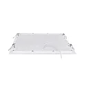 nobilé Indbygget downlight LED PANEL FLAT 300 Q 840 350MA PRISM firkantet, UGR < 19, ekskl. strømforsyning IP20, hvid dæmpbar