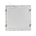 nobilé recessed downlight LED PANEL FLAT 300 Q 830 350MA PRISM square, UGR < 19, excl. LED driver IP20, mat, titanium dimmable