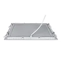nobilé recessed downlight LED PANEL FLAT 300 Q 830 350MA PRISM square, UGR < 19, excl. LED driver IP20, mat, titanium dimmable