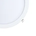 Indbygget downlight LED PANEL FLAT 300 R SCCT 350MA PRISM rund, CCT Switch, UGR < 19, ekskl. strømforsyning IP20, sort dæmpbar