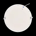Indbygget downlight LED PANEL FLAT 300 R SCCT 350MA PRISM rund, CCT Switch, UGR < 19, ekskl. strømforsyning IP20, sort dæmpbar