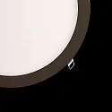 nobilé recessed downlight LED PANEL FLAT 300 R SCCT 350MA PRISM round, CCT Switch, UGR < 19, excl. LED driver IP20, black dimmable