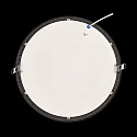 nobilé recessed downlight LED PANEL FLAT 300 R SCCT 350MA PRISM round, CCT Switch, UGR < 19, excl. LED driver IP20, black dimmable