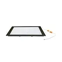 nobilé recessed downlight LED PANEL FLAT 300 Q SCCT 350MA PRISM square, CCT Switch, UGR < 19, excl. LED driver IP20, black dimmable