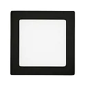 surface downlight LED PANEL FLAT 170 Q SCCT DIM square, CCT Switch IP44, black dimmable