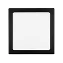 surface downlight LED PANEL FLAT 300 Q SCCT DIM C square, CCT Switch IP44, black dimmable