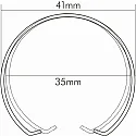 nobilé Snap ring EBL C 3840 / C 1830, chrom