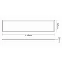 LED Pendant luminaire LED PANEL FLAT R2 with Uplight, incl. LED driver, 40W, neutral white, non dimmable