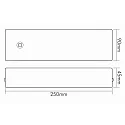 nobilé Tilbehør til LED PANEL FLAT - Roset, hvid