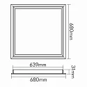 nobilé Monteringsramme LED PANEL, hvid