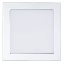 recessed downlight LED PANEL FLAT 130 Q DTW 350MA OPAL square, Dim-To-Warm, excl. LED driver IP20, mat, titanium dimmable