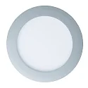 recessed downlight LED PANEL FLAT 190 R DTW 350MA OPAL round, Dim-To-Warm, excl. LED driver IP20, mat, titanium dimmable