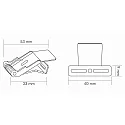 nobilé mounting spring LED Panel R400, white