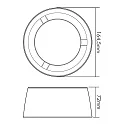 nobilé Accessories for LED HIGH BAY 46 - PMMA reflector 60°