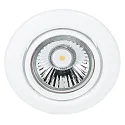 Indbygningsspot DOWNLIGHT C 3830, Ø 8.8cm, drejelig, hvid